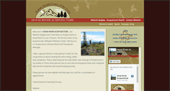 Desktop Screenshot of hoodriveracupuncture.com